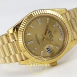 Rolex Day Date 228238 Sarı Altın Taşlı 40mm VSF V2 detay 7