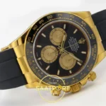 Rolex Daytona 40mm 126518 Black Yellow Gold QF Factory V2 Eta Saat detay 7