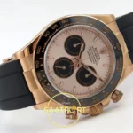 Rolex Daytona 40mm 126515 Rose Gold Black QF Factory V3 Eta Saat detay 7