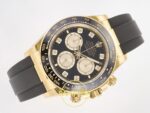 Rolex Daytona 40mm 126518 Black Yellow Gold Diamonds Oysterflex ARF Factory Eta Saat detay 7
