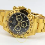 Rolex Daytona 40mm 126508 Black Yellow Gold BTF Factory Eta Saat detay 8