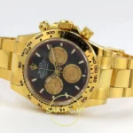 Rolex Daytona 40mm 126508 Black Yellow Gold Subdial BTF Factory Eta Saat detay 8