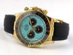 Rolex Daytona 40mm 126518 Tiffany Turquoise Oysterflex ZF Factory Eta Saat detay 8