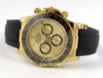 Rolex Daytona 40mm 126518 Yellow Gold Oysterflex ZF Factory Eta Saat detay 8