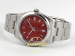 Rolex Oyster Perpetual 41mm 124300 Red Dial VSF Factory Super Clone ETA detay 8