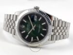 Rolex Datejust 41mm 126334 Ombre Green Fluted Jubilee VSF Factory Super Clone ETA detay 8