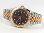 Rolex Datejust 41mm 126331 Brown Diamonds Dial Jubilee VSF V3 Eta Saat detay 8