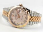 Rolex Datejust 41mm 126331 RG Diamonds Dial Jubilee VSF V3 Eta Saat detay 8