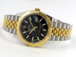 Rolex Datejust 41mm 126333 Black Stick Dial Jubilee VSF V3 Eta Saat detay 8