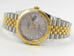 Rolex Datejust 41mm 126333 Silver Stick Dial Jubilee VSF V3 Eta Saat detay 8