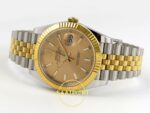 Rolex Datejust 41mm 126333 YG Stick Dial Jubilee VSF V3 Eta Saat detay 8