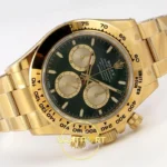 Rolex Daytona 40mm 126508 Green Yellow Gold VSF Factory V2 Eta Saat detay 8