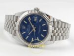 Rolex Datejust 41mm 126334 Blue Textured Stick Dial Jubilee VSF V3 Eta Saat detay 8