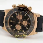 Rolex Daytona 40mm 116515 Black Rose Gold VF Factory Eta Saat detay 8