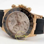 Rolex Daytona 40mm 116515 Rose Gold Crystal VF Factory Eta Saat detay 8