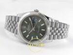 Rolex Datejust 41mm 126334 Green Stick Dial Jubilee VSF V3 Eta Saat detay 8