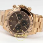 Rolex Daytona 40mm 116505 Brown Rose Gold VF Factory Eta Saat detay 8