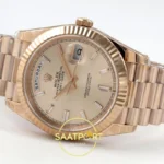 Rolex Day Date 228235 Rose Taşlı Kadran 40mm VSF V2 detay 8
