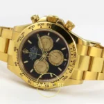 Rolex Daytona 40mm 126508 Black Yellow Gold Subdial QF Factory Eta Saat detay 8