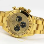 Rolex Daytona 40mm 126508 Yellow Gold Black Yellow Gold QF Factory Eta Saat detay 8