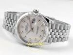 Rolex Datejust 41mm 126334 White MOP Diamonds Dial Jubilee VSF V3 Eta Saat detay 8