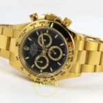 Rolex Daytona 40mm 126508 Black Yellow Gold QF Factory Eta Saat detay 8