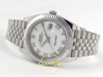 Rolex Datejust 41mm 126334 White Roman Dial Jubilee VSF V3 Eta Saat detay 8