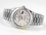 Rolex Day Date 228235 Beyaz Sedef Taşlı Kadran 40mm Eta Saat detay 8