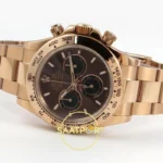 Rolex Daytona 40mm 126505 Brown Rose Gold QF Factory Eta Saat detay 8