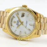 Rolex Day Date 228238 Beyaz Sedef Taşlı 40mm VSF V2 detay 8