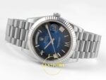 Rolex Day Date 228235 Gölgeli Mavi Roma Rakamlı Kadran 40mm Eta Saat detay 8