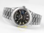 Rolex Day Date 228235 Taşlı Siyah Kadran 40mm Eta Saat detay 8