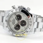 Rolex Daytona 40mm 126509 Black Silver Diamonds QF Factory Eta Saat detay 8