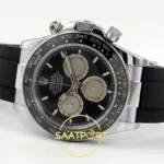 Rolex Daytona 40mm 126519 Black Silver QF Factory V3 Eta Saat detay 8