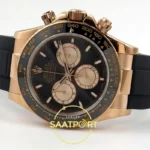 Rolex Daytona 40mm 126515 Black Rose Gold QF Factory V2 Eta Saat detay 8