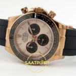 Rolex Daytona 40mm 126515 Rose Gold Black QF Factory V3 Eta Saat detay 8