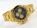 Rolex Daytona 40mm 126508 Black Yellow Gold Yellow Gold Bracelet Eta Saat detay 8