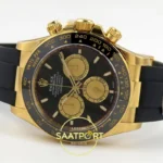 Rolex Daytona 40mm 126518 Black Yellow Gold VF Factory Eta Saat detay 8