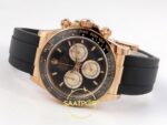 Rolex Daytona 40mm 126515 Black Rose Gold Oysterflex ERF Factory Eta Saat detay 8
