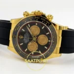 Rolex Daytona 40mm 126518 Black Yellow Gold BTF Factory Eta Saat detay 8