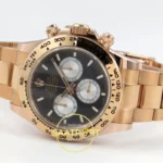 Rolex Daytona 40mm 126505 Black Silver Stick Rose Gold BTF Factory Eta Saat detay 8