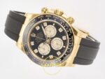 Rolex Daytona 40mm 126518 Black Yellow Gold Diamonds Oysterflex ARF Factory Eta Saat detay 8