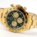 Rolex Daytona 40mm 126508 Green Yellow Gold VSF Factory V2 Eta Saat detay 9