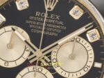 Rolex Daytona 40mm 126518 Black Yellow Gold Diamonds Oysterflex ARF Factory Eta Saat detay 9