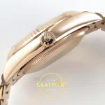 Rolex Day Date 128235 Yeşil Roma Rakamlı Kadran 36mm QF Eta Saat detay 10