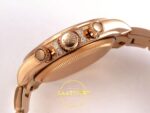 Rolex Daytona 40mm 126595TBR Rose Gold Rose Gold Bracelet QF Factory Eta Saat detay 10