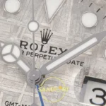 GMT Meteorit Batman Blaken Mavi Oyster ARF detay 10