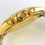 Rolex Daytona 40mm 126508 Black Yellow Gold Subdial QF Factory Eta Saat detay 10