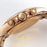 Rolex Daytona 40mm 126505 Black Rose Gold Diamonds Rose Gold QF Factory Eta Saat detay 10