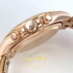 Rolex Daytona 40mm 126505 Black Silver Diamonds Rose Gold BTF Factory Eta Saat detay 10